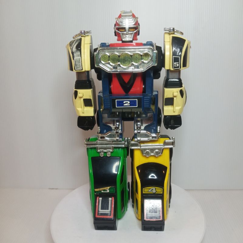 หุ่น Sentai RV ROBO ขบวนการ Carranger มือสองสูง 25 Cm.