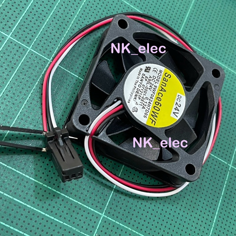 9WF0624H7D05 24VDC 0.12A พัดลม 60*60*15 MM 3สาย มีสินค้า พร้อมส่ง