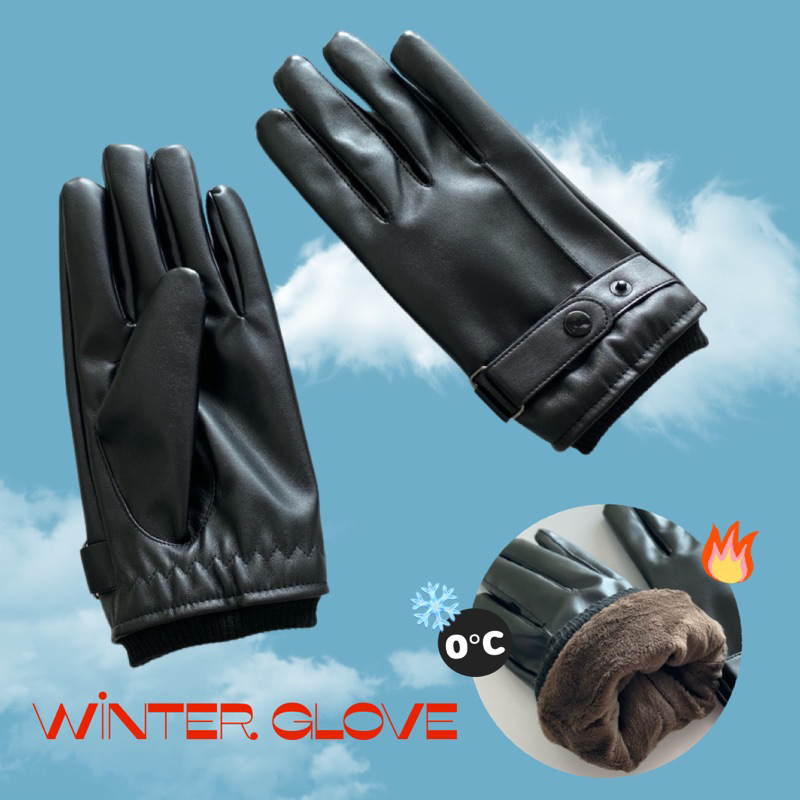 [umore.edition] 🧤❄️พร้อมส่ง winter glove ⚡️ ถุงมือกันหิมะ ทัชสกรีนได้ ด้านในบุขนกระต่ายเทียม หนาอุ่น