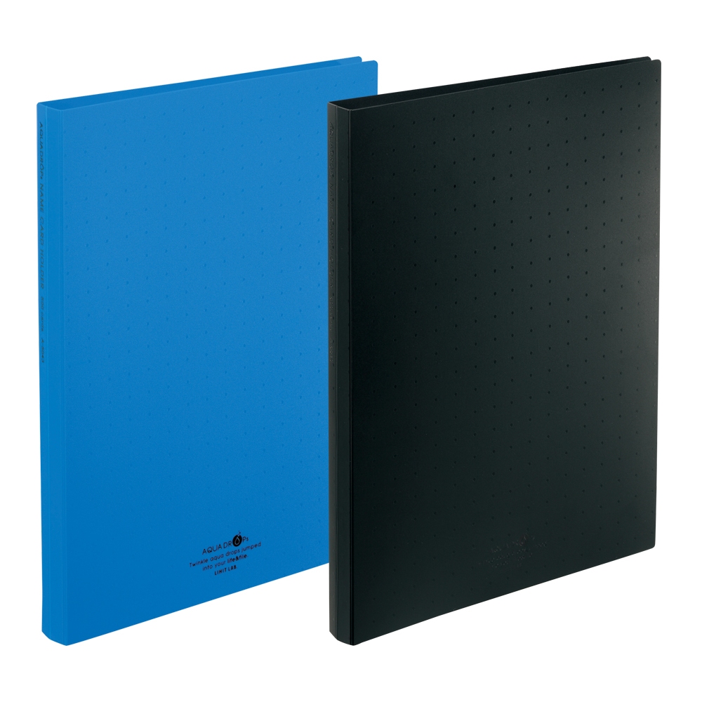 LIHIT Aqua Drops Refillable Card Holder A4 (แฟ้มนามบัตรเพิ่มไส้ได้ 300 ช่อง) A-5042