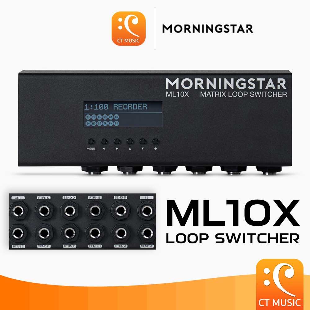 Morningstar ML10X Stereo Reorderable Loop Switcher ML 10X