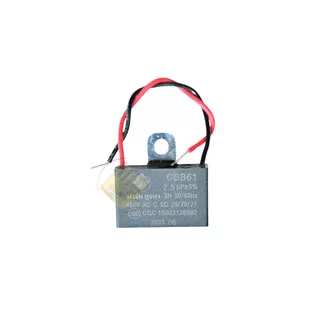 คาปาซิเตอร์พัดลม CBB61 450V 1uF-4uF ใช้ได้ทุกยี่ห้อ อะไหล่พัดลม