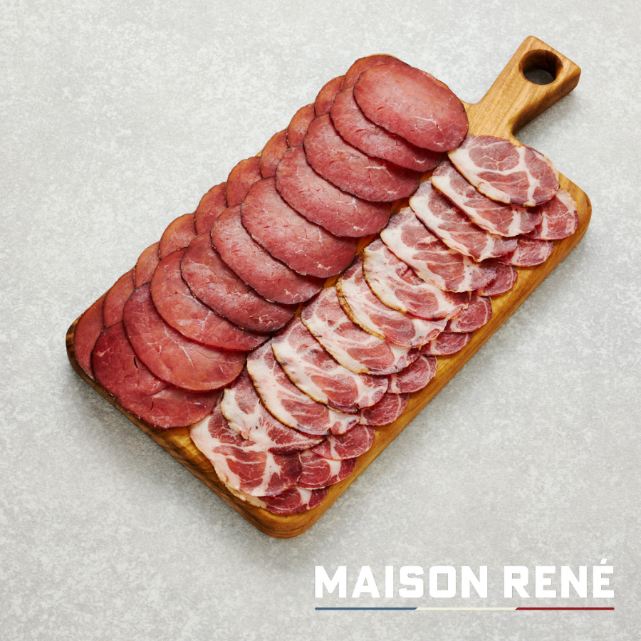 Assorted Salumi premium Breasaola beef100% and Coppa ham (Bresaola x5, Coppa x5)