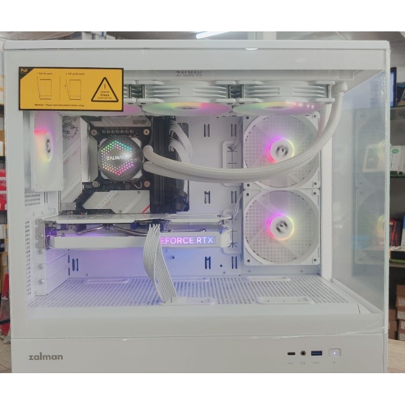 คอมพิวเตอร์ ตั้งโต๊ะ  SET i5-13400f RAM 32 GBDDR5. MB B760I WIFI RTX4060 8GBDRRX6 สินค้าใหม่ทุกชิ้นส