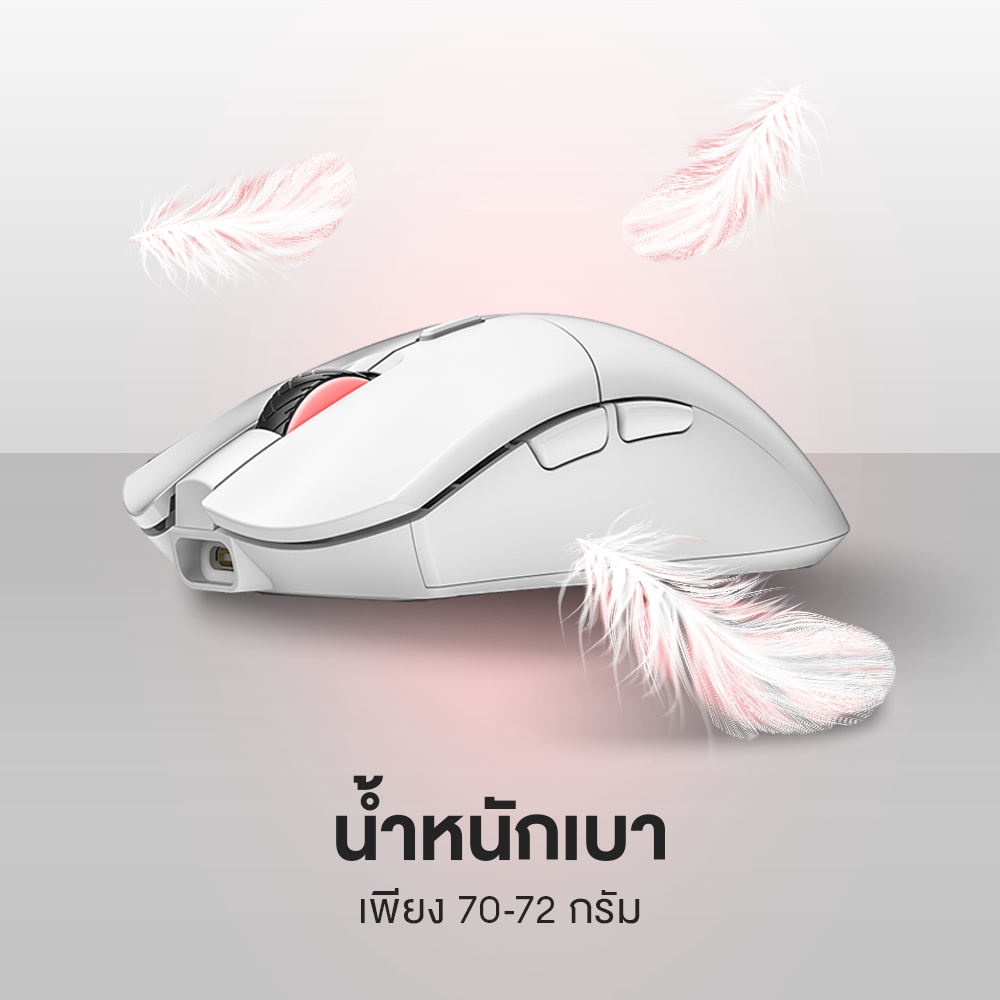 FANTECH WIRELESS MOUSE เม้าส์ไร้สาย GAMING  DPI 4000-10000 รุ่น WGC5 สี BLACK