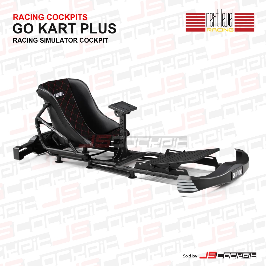 Next Level Racing รุ่น Go Kart Cockpit, Full Cockpit ทรงโกคาร์ท (ไม่รวมพวงมาลัย) รองรับ Logitech, Thrustmaster, Fanatec