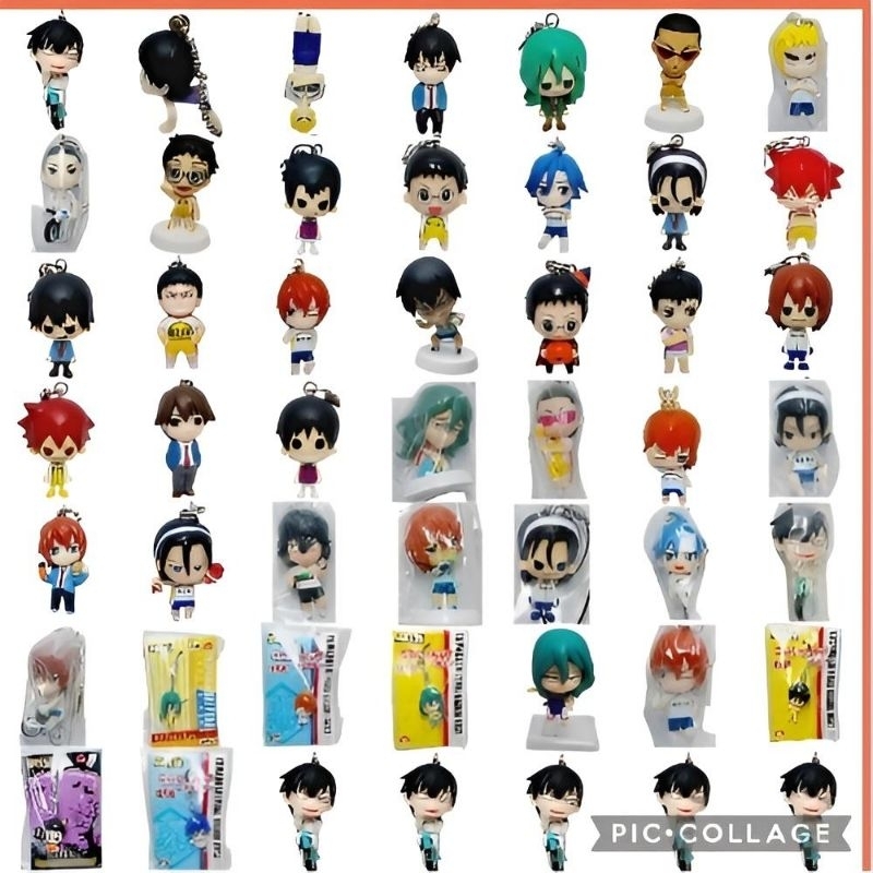 *พร้อมส่ง* โมเดล กาชาปอง โอตาคุ น่องเหล็ก yowamushi pedal limit break  งานญี่ปุ่นแท้