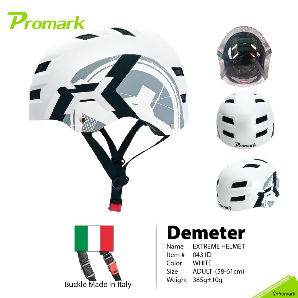 Promark Helmet Extreme PRO for Extreme Sports Head Protection,EPS body,หมวกกันกระแทกแบบสปอร์ต ปรับขนาดได้ 0431ABCD 0426A
