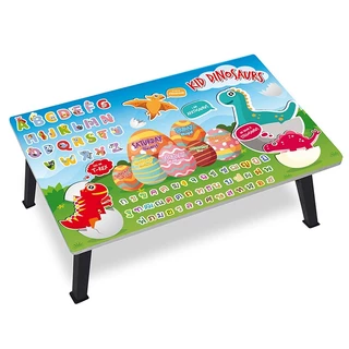 โต๊ะพับญี่ปุ่น ลายกขค/abc (คละลาย) ที่เขียนหนังสือ ก.ไก่&Abc ขนาด 40x60cm. (16”x24”) โต๊ะเด็กเล็ก