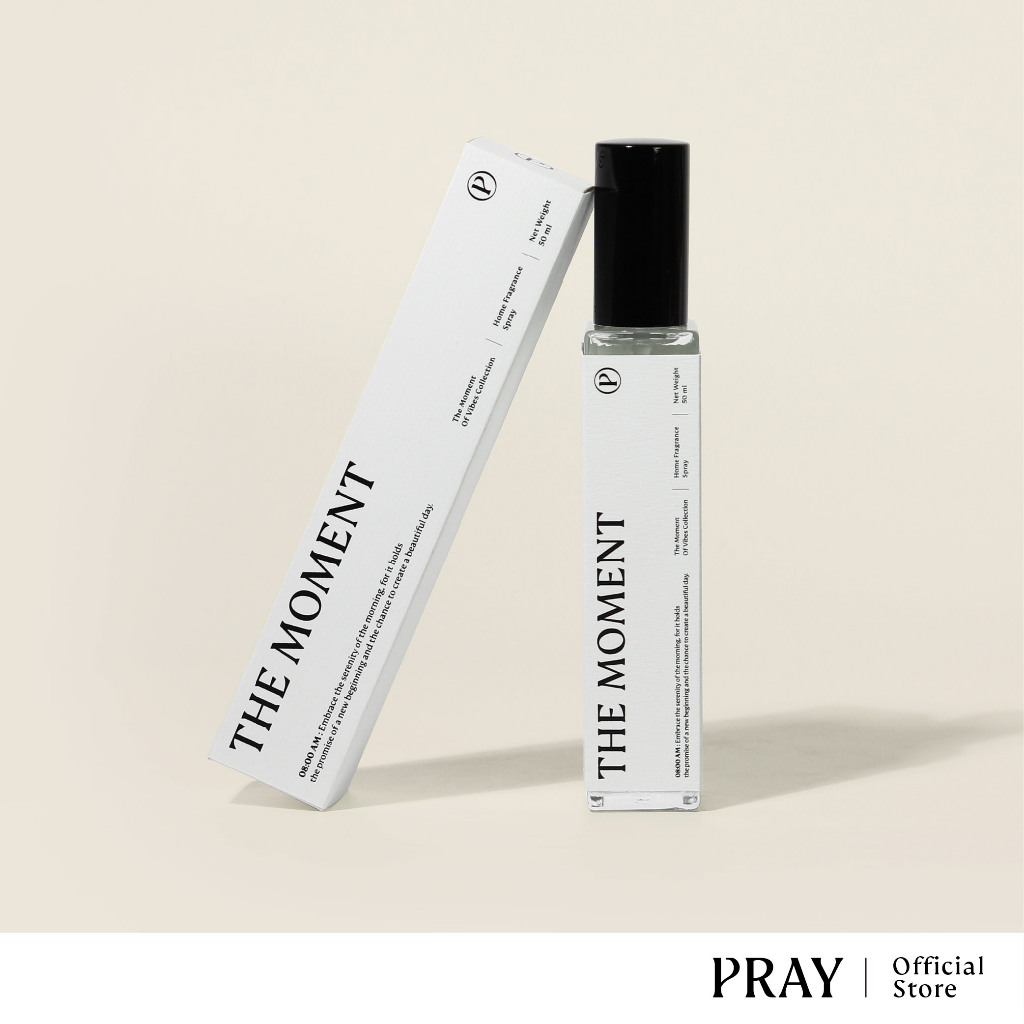 PRAY Home Spray กลิ่น 08:00 AM - 50 ml (สเปรย์หอมปรับอากาศ)
