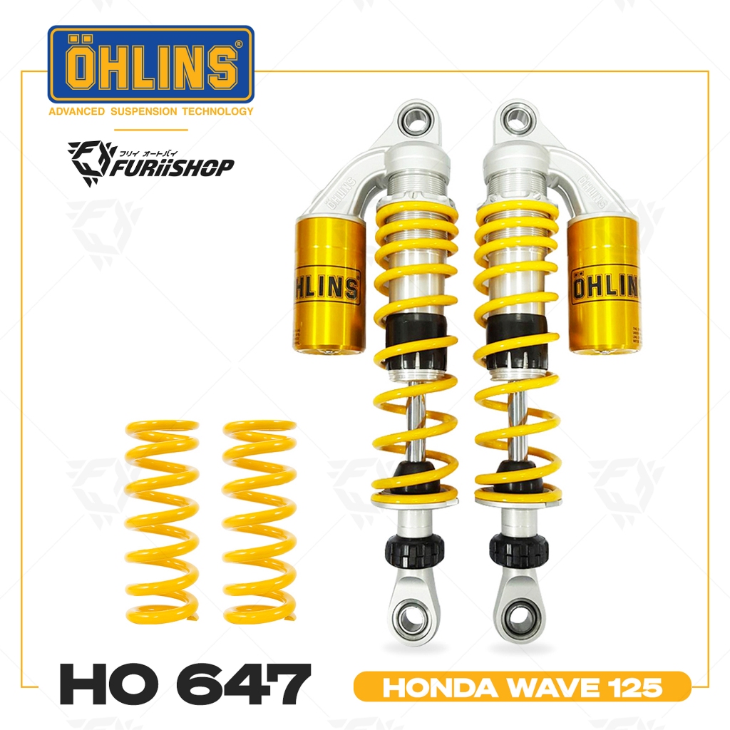 โช๊คหลัง Ohlins HO 647 For Honda Wave 125 FuriiShop