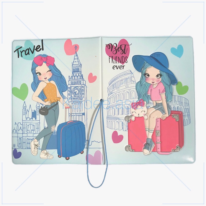 ✅ ขายดี Passport ปกพาสปอร์ต ซองใส่หนังสือเดินทาง บัตรประจําตัว บัตรเครดิต บัตรโดยสาร ลายน่ารัก