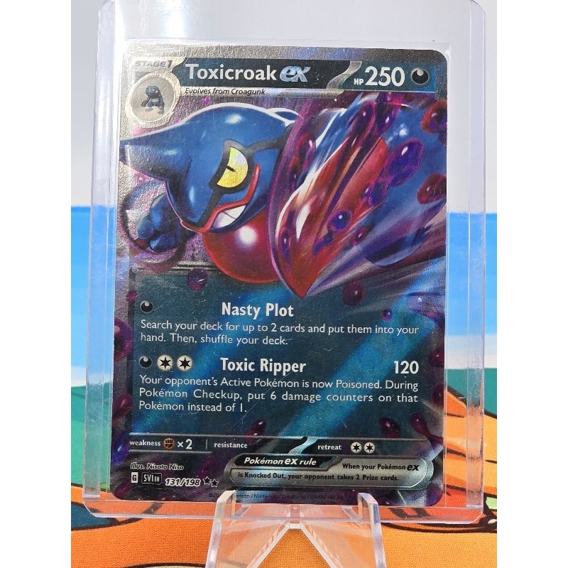 Pokemon Card "Toxicroak EX 131/198" ENG SV1EN