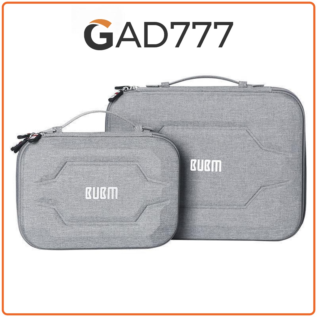 กระเป๋าจัดระเบียบ EVA อุปกรณ์เสริมดิจิทัล BUBM [G7_033] มีกล่องเก็บสายชาร์จ [GAD777]