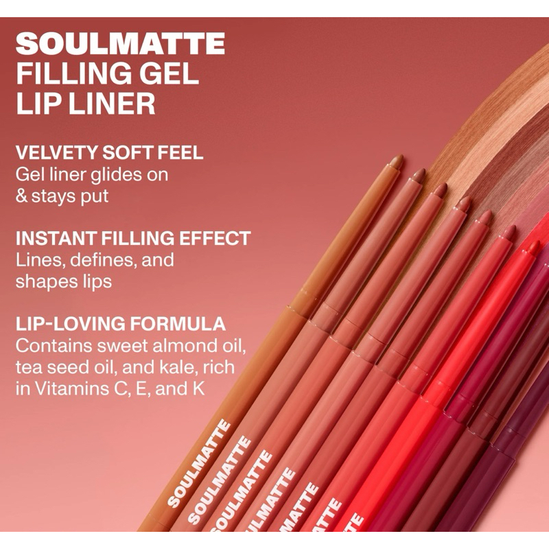 MORPHE lip liner SOULMATE filling gel lip liner