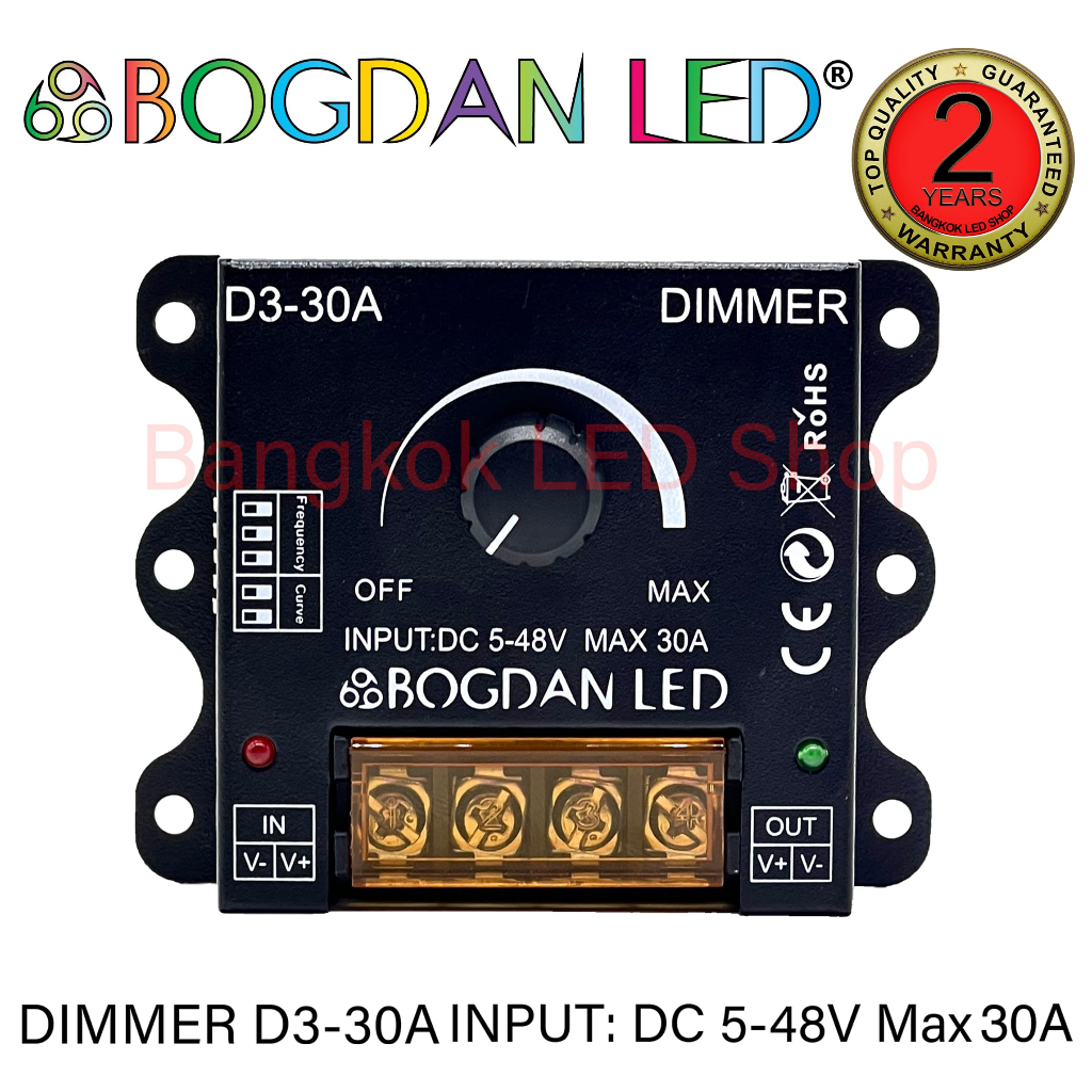 DIMMER LED DC5–48V 30A ดิมเมอร์สำหรับแอลอีดี  BOGDAN LED