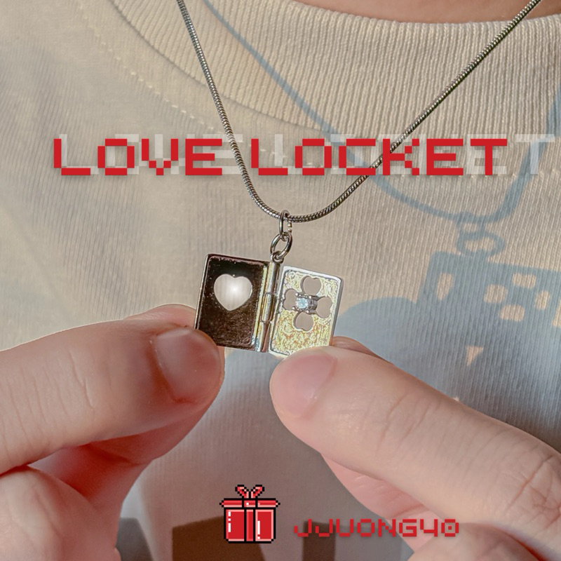 สร้อยสเตนเลสจี้ Heart locket ไม่ลอกไม่ดำ ใส่อาบน้ำได้