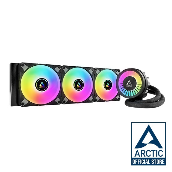 ARCTIC LIQUID FREEZER III 420 A-RGB BLACK (CPU LIQUID COOLER / ชุดระบายความร้อนซีพียูด้วยน้ำ)
