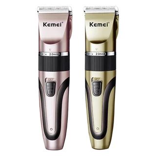 Kemei Km-1053 ปัตตาเลี่ยนตัดขนสุนัข ไร้สาย KM1053 แบตตาเลี่ยนตัดขนแมว ตัดคม เสียงเงียบ หวีรอง 4 ขนาด ของแท้ คละสี