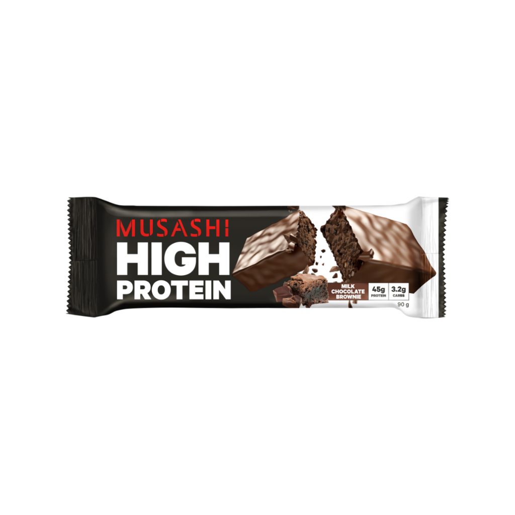 Musashi High Protein Bar โปรตีนสูง 45 กรัม สินค้าลดราคาพิเศษ