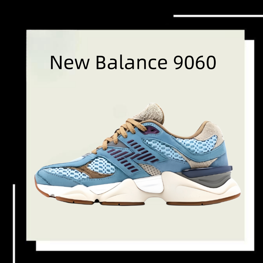 Bodega x New Balance NB 9060 Age of Discovery Bluish brown ของแท้ 100 % gentleman Woman style Sports shoes Running shoes