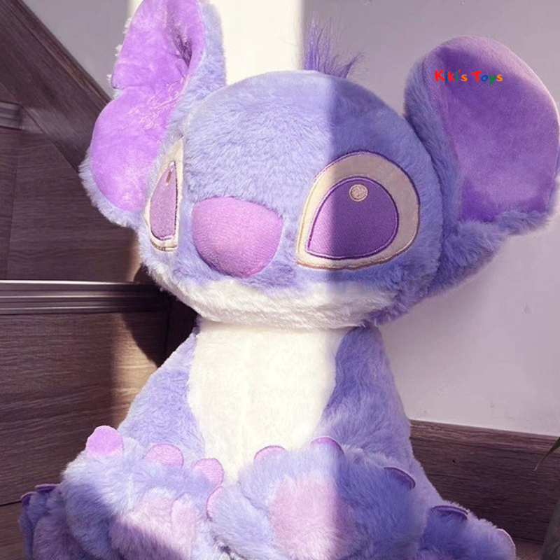 พร้อมส่ง ตุ๊กตาสติช Stitch สีม่วงน่ารัก ตุ๊กตาสติชสีม่วง รูปที่ 7