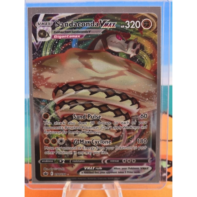 Pokemon Card "Sandaconda Vmax 090/198" ENG Chilling Reign