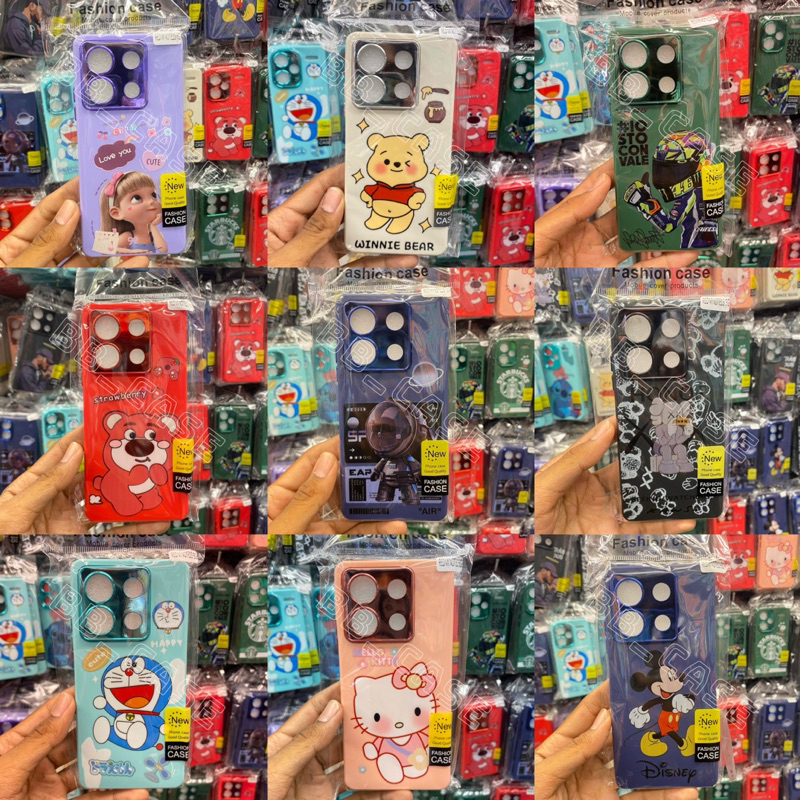 เคสกำมะหยี่การ์ตูนโครเมี่ยมกล้อง รุ่นXiaomi Redmi Note13(4G)/Redmi Note13(5G) !ตรงรุ่น! (มี12ลาย) สินค้าพร้อมส่งในไทย