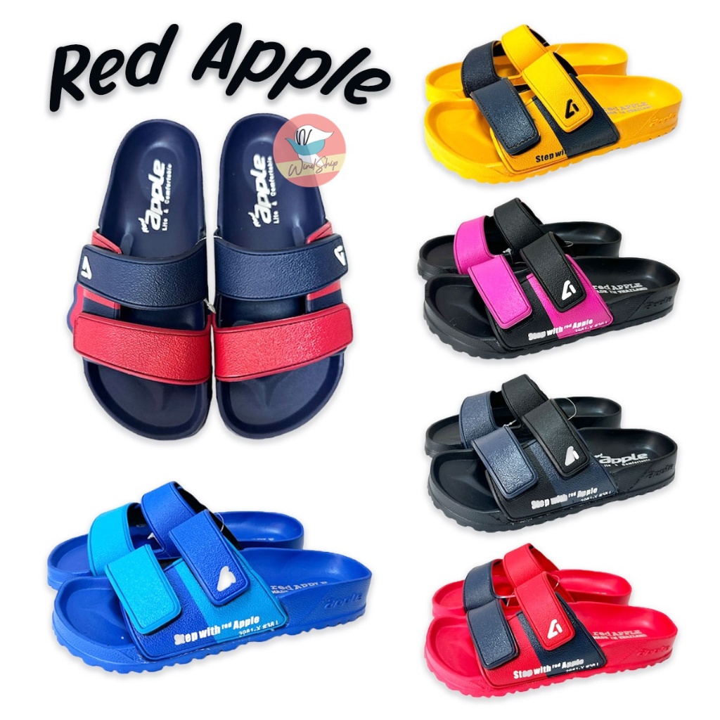 รองเท้า Red Apple BN3981 สวม 2 สี ปรับสายได้ รองเท้าแตะ พื้นใส่สบาย ไม่ปวดเท้า