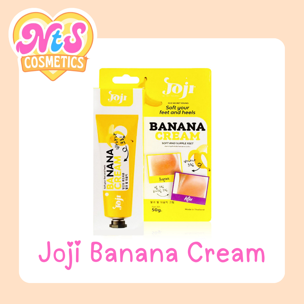 Joji Banana Cream โจจิ ครีมบำรุงเท้า สูตรกล้วย 50g.