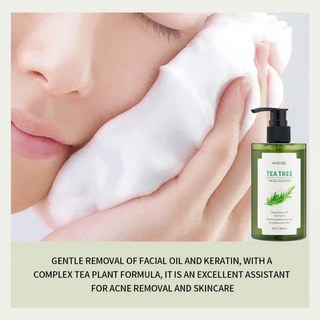 เจลล้างหน้าทีทรี pH Balance 5.5 สำหรับคนเป็นสิว และผิวแพ้ง่าย Tea Tree Facial Cleanser 300ml (T01)