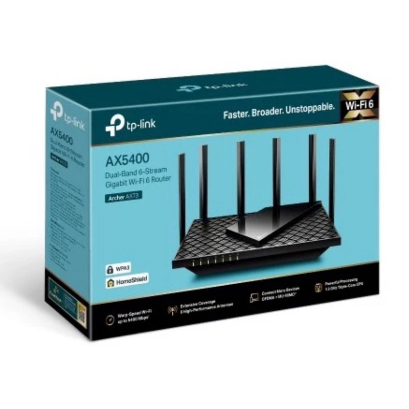(เราเตอร์) TP-LINK (ARCHER-AX73) AX5400 Dual-Band Gigabit Wi-Fi 6 Router