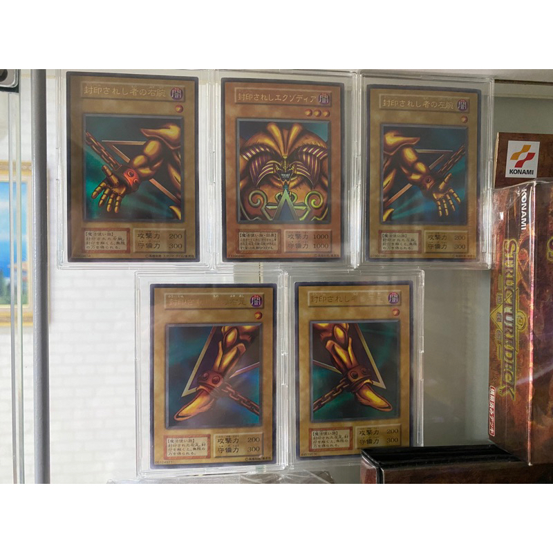 Yugioh การ์ดยูกิ exodia 5 ใบ ครบชุดแท้ลิขสิทธิ์ japan card