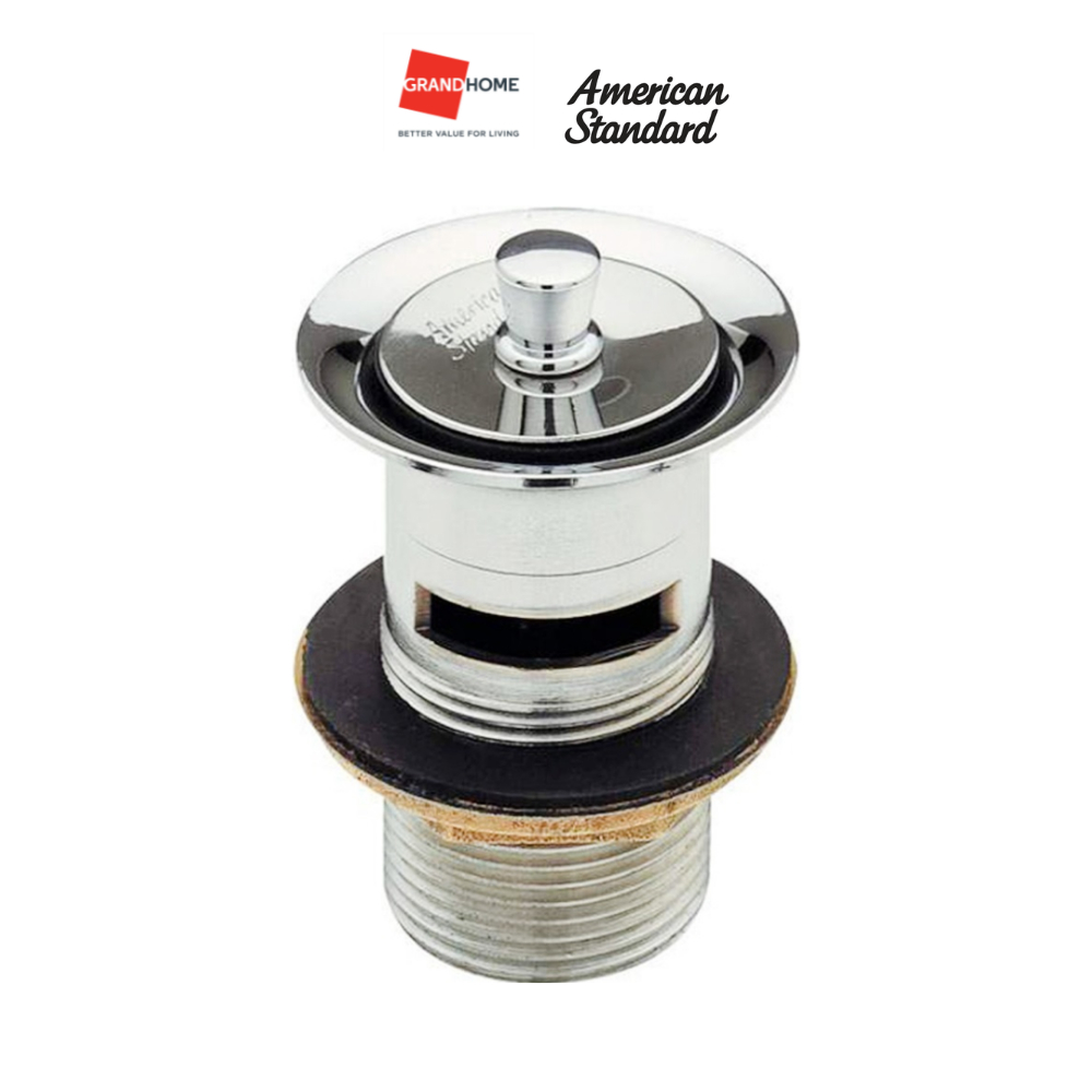 สะดืออ่าง สะดืออ่างล้างหน้าแบบดึงล็อค AMERICAN STANDARD รุ่น A-8007 โครเมี่ยม