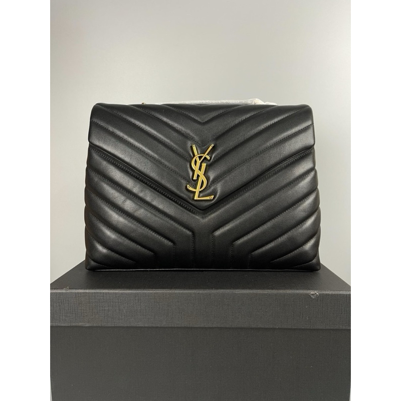 YSL LOULOU MEDIUM IN QUILTED LEATHER(Ori)เทพ size 32 cm.