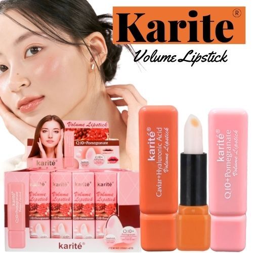 No.35861 ลิปมัน ลิป karite ลิปมันทับทิม & ลิปมันไข่ปลาคาเวียร์+กรดไฮยาลูโรนิค เพิ่มความชุ่มชื้นให้ริ
