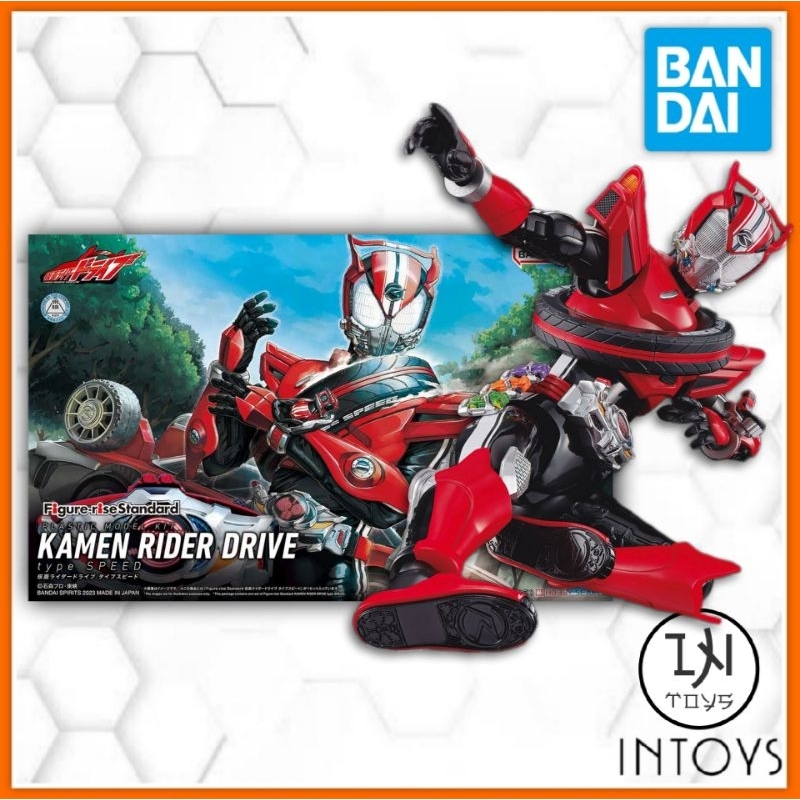 BANDAI - FIGURE-RISE STANDARD KAMEN RIDER KAMEN RIDER DRIVE type SPEED ( Model Plastic​ Kits )