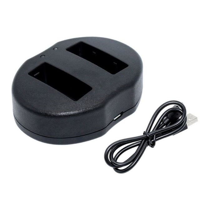 แท่นชาร์จแบตเตอรี่ Olympus BLS-1 BLS-5 BLS-50 USB Dual Battery Charger