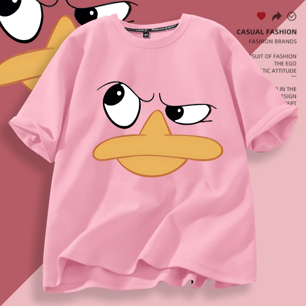 D559เสื้เสื้อยืดแขนสั้ง ผ้านุ่มยืดได้ใส่สบายฯ ลายแฟชั่งสวยน่ารักใส่ได้ทั้งชายและหญิง