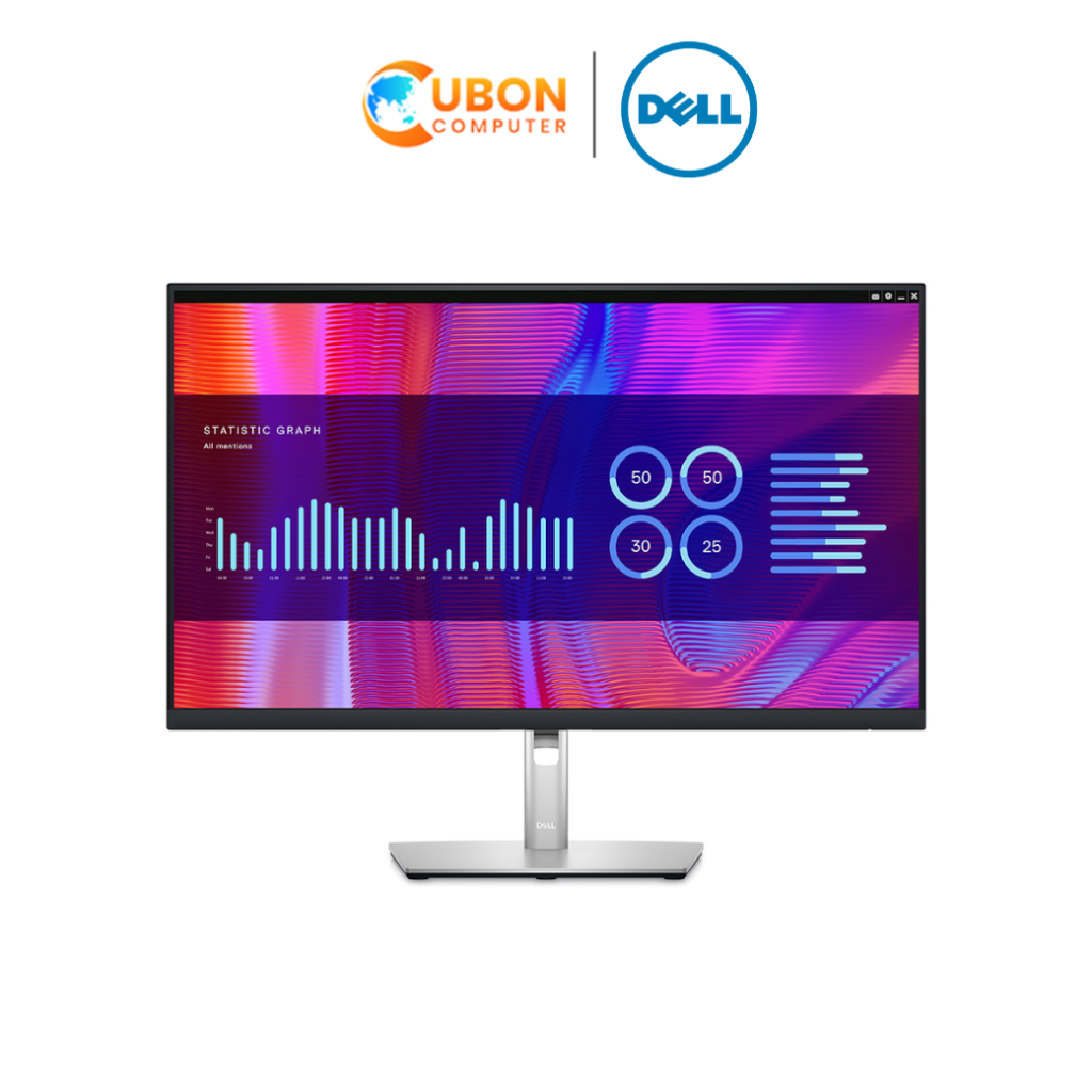 จอมอนิเตอร์  Dell Monitor P2723DE (IPS 2K 60Hz USB-C) ประกันศูนย์ 3 ปี