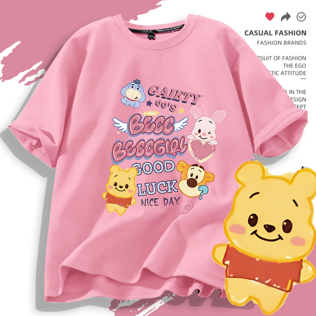 D590（พร้อมส่งจากไทย）เสื้อยืดแขนสั้ง ผ้านุ่มใส่สบายฯ มี7สีหลายสีเลือกได้ S-3XL