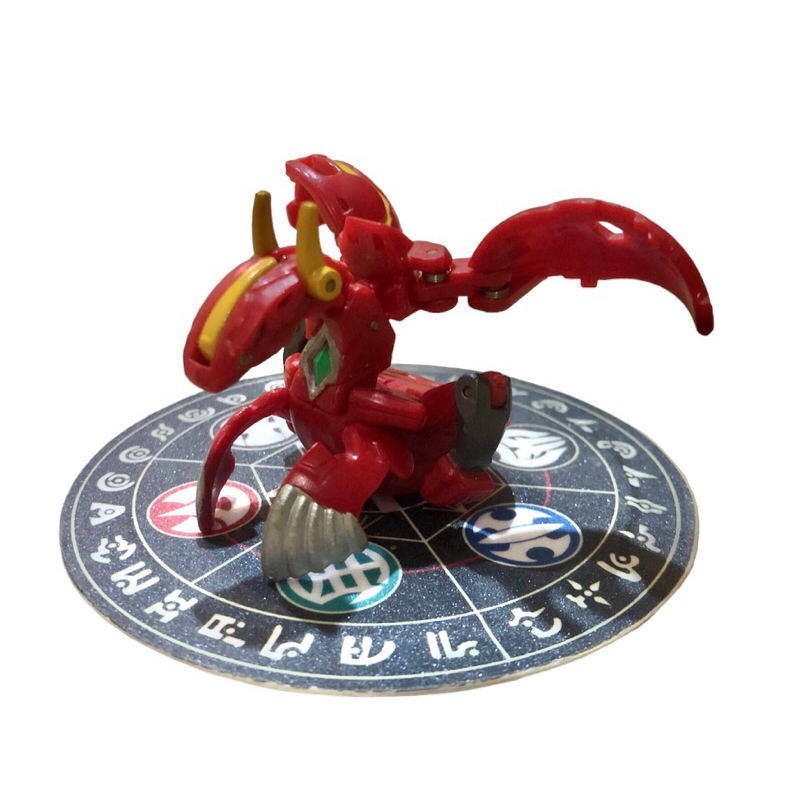 Bakugan Red Pyrus Commandix Dragonoid ( Anime Custom Painted ) #บาคุกัน