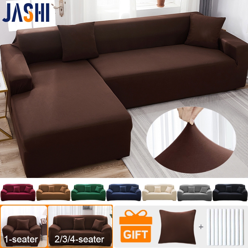 ผ้าคลุมโซฟายืด 1/2/3/4 ที่นั่ง ผ้าคลุมโซฟาตัวแอล Sofa Cover