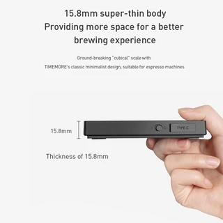 TIMEMORE OFFICIAL Black Mirror Basicmini All New 2024 Coffee Scale เครื่องชั่งกาแฟ
