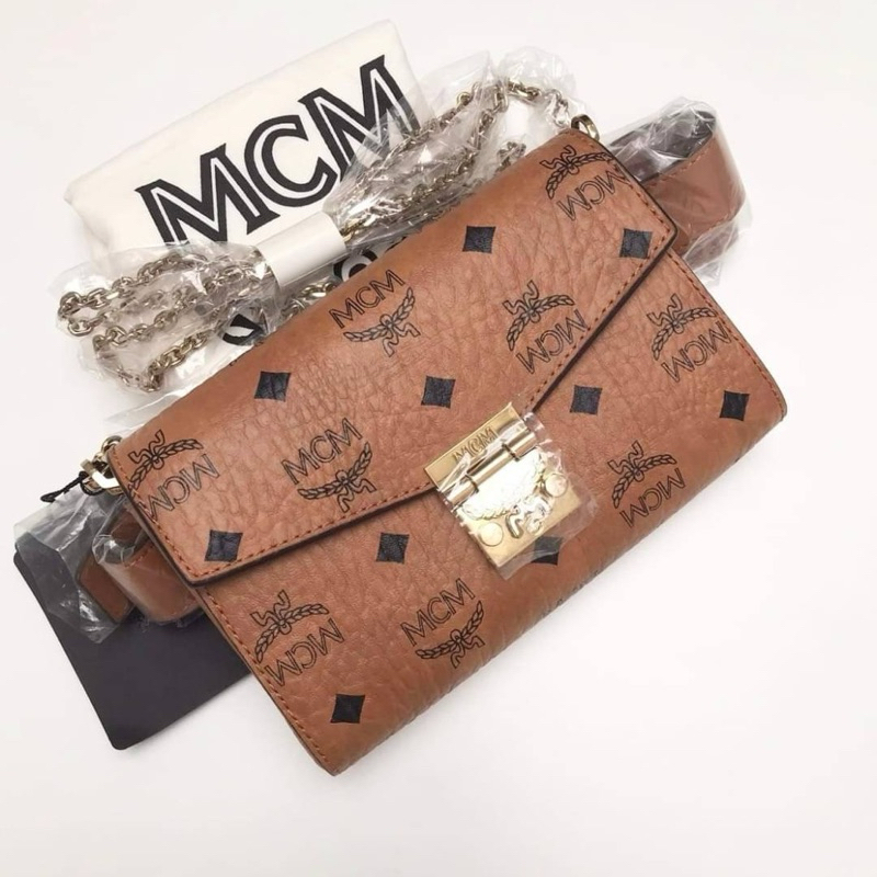 👑ผ่อน0%~แท้100%👑 กระเป๋า คาดอก MCM Patricia Belt Bag