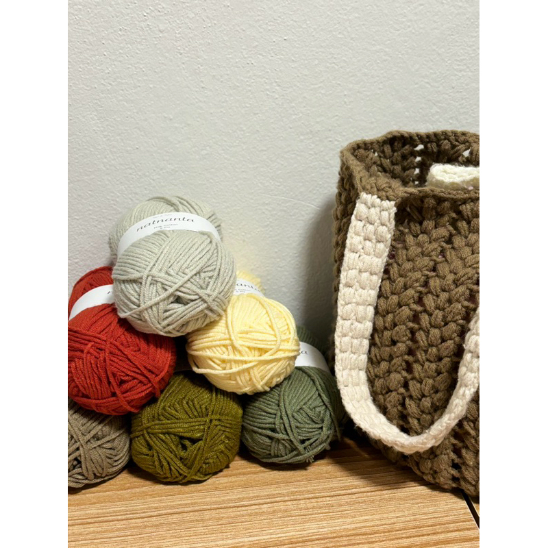 🪴🌻5 Ply หนานุ่มละมุนมือ 🥰 🪴 natnanta 🌻ไหมพรมสไตล์เกาหลี🌻 cotton 5 ply (50 g)