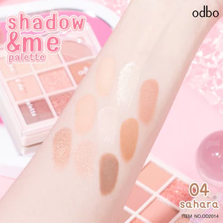 (OD2014) odbo โอดีบีโอ อายแชโดว์ แอนด์ มี พาเลท SHADOW & ME PALETTE 9 เฉดสี มาในเนื้อสัมผัสที่แตกต่างกัน