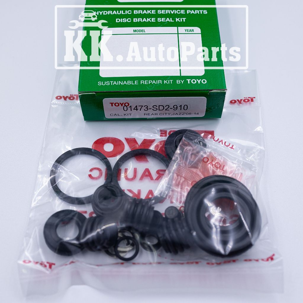 TOYO  JAZZ / CITY ยางดิสเบรค-ชุดซ่อมคาลิปเปอร์เบรค Brake Caliper Repair Kit HONDA JAZZ / HONDA CITY ราคา ถูกที่สุด ดีลบีเคเค แกลเลอรีภาพที่ 9