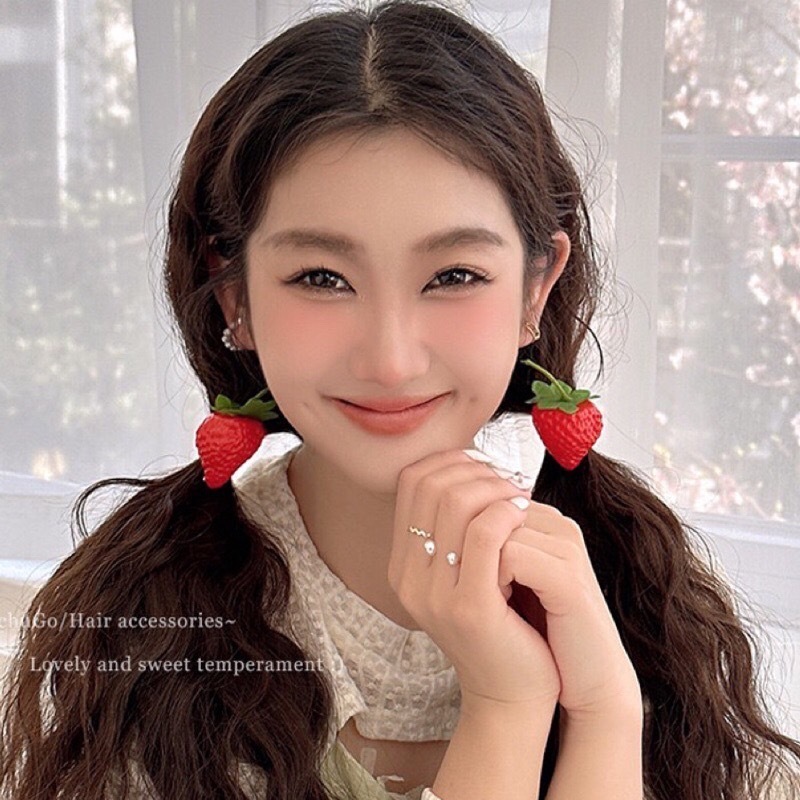 กิ๊ฟติดผม ผลไม้ ความคิดสร้างสรรค์3D รูปปากเป็ดกิ๊บติดผม น่ารัก ความน่าสนใจ เด็กนักเรียนได้ทุกเพศ - รูปที่ 2