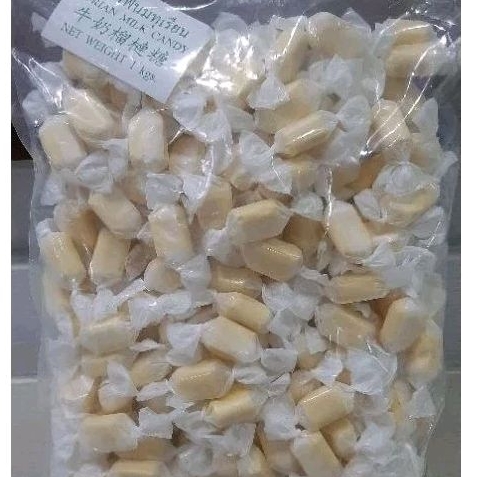 ลูกอมท๊อฟฟี่รสทุเรียน  น้ำหนัก 1 กิโลกรัม